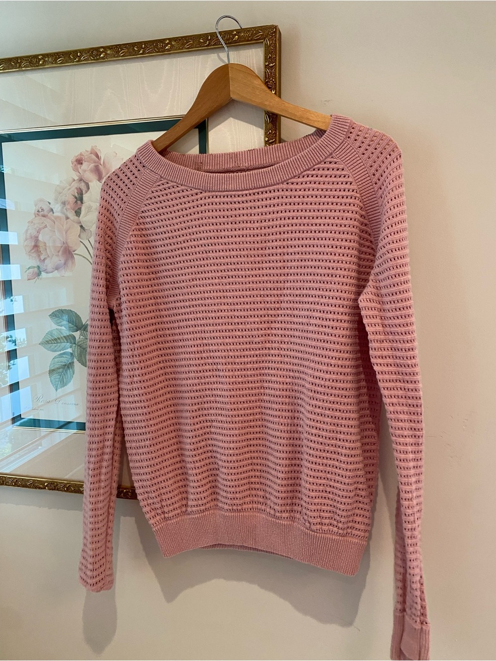 lululemon athletica Open-Knit Crewneck Sweater - Pink